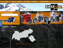 Tablet Screenshot of bikerportal.at