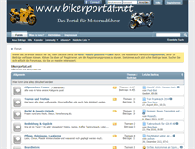 Tablet Screenshot of bikerportal.net